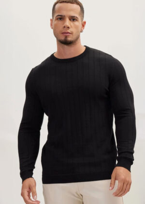 Slipstitch Crew Neck Sweater